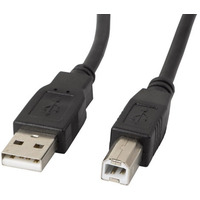 Kabel USB 2.0 AM-BM 3M Ferryt czarny
