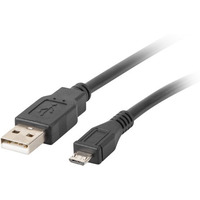 Kabel USB 2.0 micro AM-MBM5P 1.8M czarny