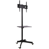 Stojak mobilny LCD/LED 23-55cali regulowany z pk, czarny
