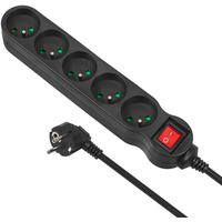 Listwa zasilajca 5g 3m MCE184 2300W Czarna