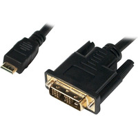Kabel mini HDMI - DVI-D M/M 2m, Czarny