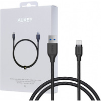 CB-AC1 nylonowy kabel Quick Charge USB C-USB 3.1 | FCP | AFC | 1.2m | 5 Gbps | 3A | 60W PD | 20V
