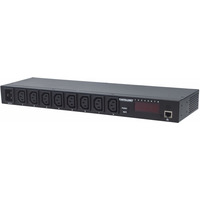 Listwa zasilajaca rack 19 1U 110V-250V/16A 8 gniazd C13 zarzdzalna IP