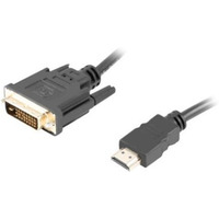Kabel HDMI(M)-DVI-D(M) DUAL LINK 1.8 M czarny