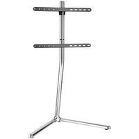 Stojak pod telewizor z podstaw V, Chrom