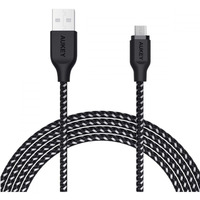 CB-AM1 nylonowy kabel Quick Charge micro USB-USB | 1.2m | 480 Mbps