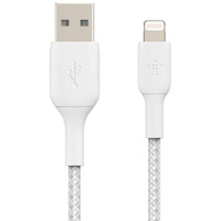 Kabel Braided USB- Lightning 1m biay