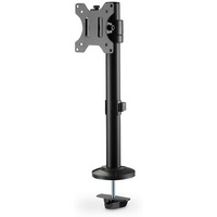 Uchwyt biurkowy kolumnowy pojedynczy 1xLCD max. 32 cale max. 8kg uchylno-obrotowy czarny