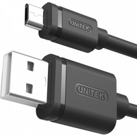 Kabel USB - microUSB 2.0, 2M, M/M; Y-C455GBK