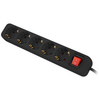 Listwa przeduacz 1, 5m 5x230 V PS1-05F-0150-BK