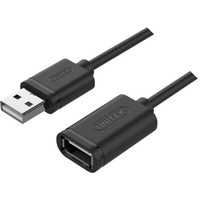 Przeduacz USB 2.0 AM-AF; 5m, Y-C418GBK