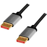 Kabel DisplayPort 8K/60 Hz, DP/M do DP/M aluminiowy 2m