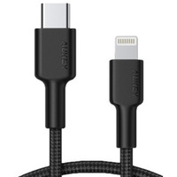 CB-CL02 Black nylonowy kabel Lightning-USB C | USB Power Delivery USB-PD | 1.2m | certyfikat MFi Apple