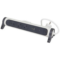 Przeduacz ochr. 3x2PZ +USB A/C 1, 5m
