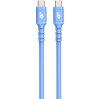 Kabel USB C - USB C 1m silikonowy niebieski