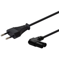 Kabel zasilajcy 2pin, C7 ktowy mski, 3m, CL-144