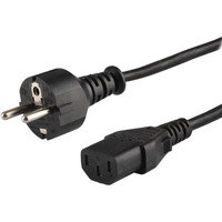 Kabel zasilajcy Schuko mski - IEC C13, 1, 2m, wielopak 10szt., CL-89