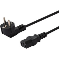 Kabel zasilajcy Schuko mski - IEC C13, ktowy, 1, 8m, CL-98