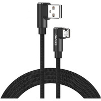Kabel z dwustronnym zczem USB Micro USB - USB A 1m, CL-161