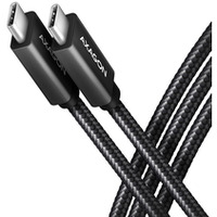 BUCM32-CM10AB Kabel USB-C - USB-C 3.2 Gen 2, 1m, PD 100W, 5A, 4K HD, ALU, oplot, czarny