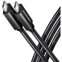 BUCM32-CM20AB Kabel USB-C - USB-C 3.2 Gen 2, 2m, PD 100W, 5A, 4K HD, ALU, oplot, czarny