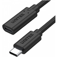 Przeduacz USB-C 3.1 GEN 2; 4K; PD 100W; 0, 5m; M/F; C14086BK