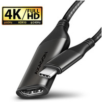 RVC-HI2M Adapter aktywny USB-C -> HDMI 2.0 4K/60Hz Aluminum, 25cm kabel