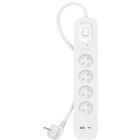 Listwa przeciwprzepiciowa SurgePlus 4xFR 1xUSB-A 1xUSB-C 525J 2M