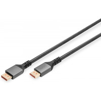 Kabel poczeniowy PREMIUM DisplayPort 2.1 16K 60Hz DP/DP M/M 1m Czarny
