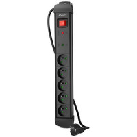 Listwa zasilajca 3.0m 5x230 cz SP1-05E-0300-BK