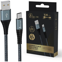 Kabel USB Typ-A do USB Typ-C Smart Life 1.2m czarny