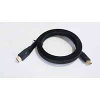 Kabel HDMI v 2.1 plaski 2m czarny