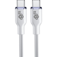 Kabel USB C - USB C 60W Glamour 1.5m biay