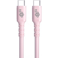 Kabel USB C - USB C 60W elowy 1m rowy