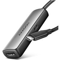 RVC-HI8KPD Adapter aktywny USB-C -> HDMI 8K/60Hz, Aluminum, PD100W, 16cm kabel