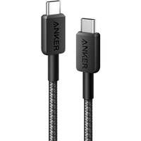 Kabel 322 USB-C do USB-C oplot 0.9m czarny