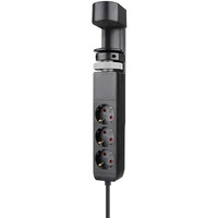 Listwa biurkowa DS22-840BL6 230/USB/USB-C czarna