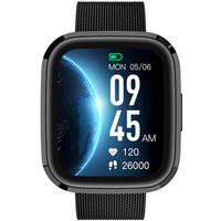 Smartwatch GRC Style Czarny stalowy