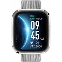 Smartwatch GRC Style Srebrny stalowy