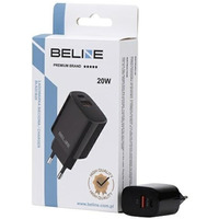 adowarka sieciowa 20W USB-C + USB-A czarna