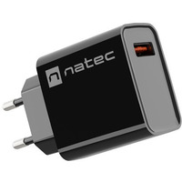 adowarka sieciowa Ribera 1x USB-A 18W Czarna