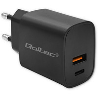 adowarka GaN Power Pro | 1xUSB-C | 1xUSB | 30W | 5-20V | 1.5-3A | Czarna