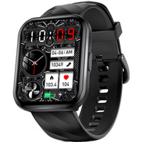 Smartwatch KU6 Meta 1.96 cala 260 mAh czarny