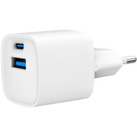 Mini-adowarka USB-A USB-C 20W PD QC3.0 biaa