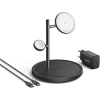 adowarka MagGo 3w1 Stand 15W Qi2 czarna