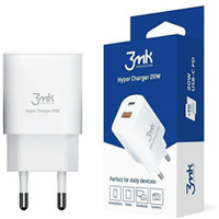 adowarka sieciowa 20W 1xUSB-C +USB-A PD QC bez kabla Biaa
