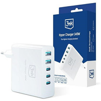 adowarka sieciowa 140W 3xUSB-C+2xUSB-A GaN PD QC