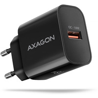 ACU-QC18 adowarka sieciowa QC 18W, 1x port USB-A, QC3.0/AFC/FCP/SMART Czarna