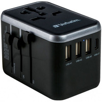 adowarka i adapter podrny UTA-04 49546 PD 61W, QC 3.0, 2x USB-C, 3x USB-A