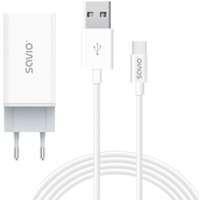 adowarka sieciowa 65W GaN LA-07 z kablem USB-A-USB typ C 1m, biaa